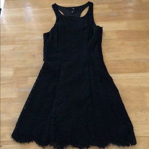 H&M’s black lace dress